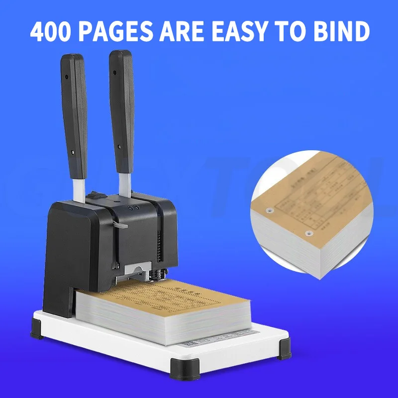 Elektryczna bindownica do węży gumowych na gorąco, bindownica do dokumentów, maszyna do dziurkowania i składania dokumentów, bindownica do oprawy.