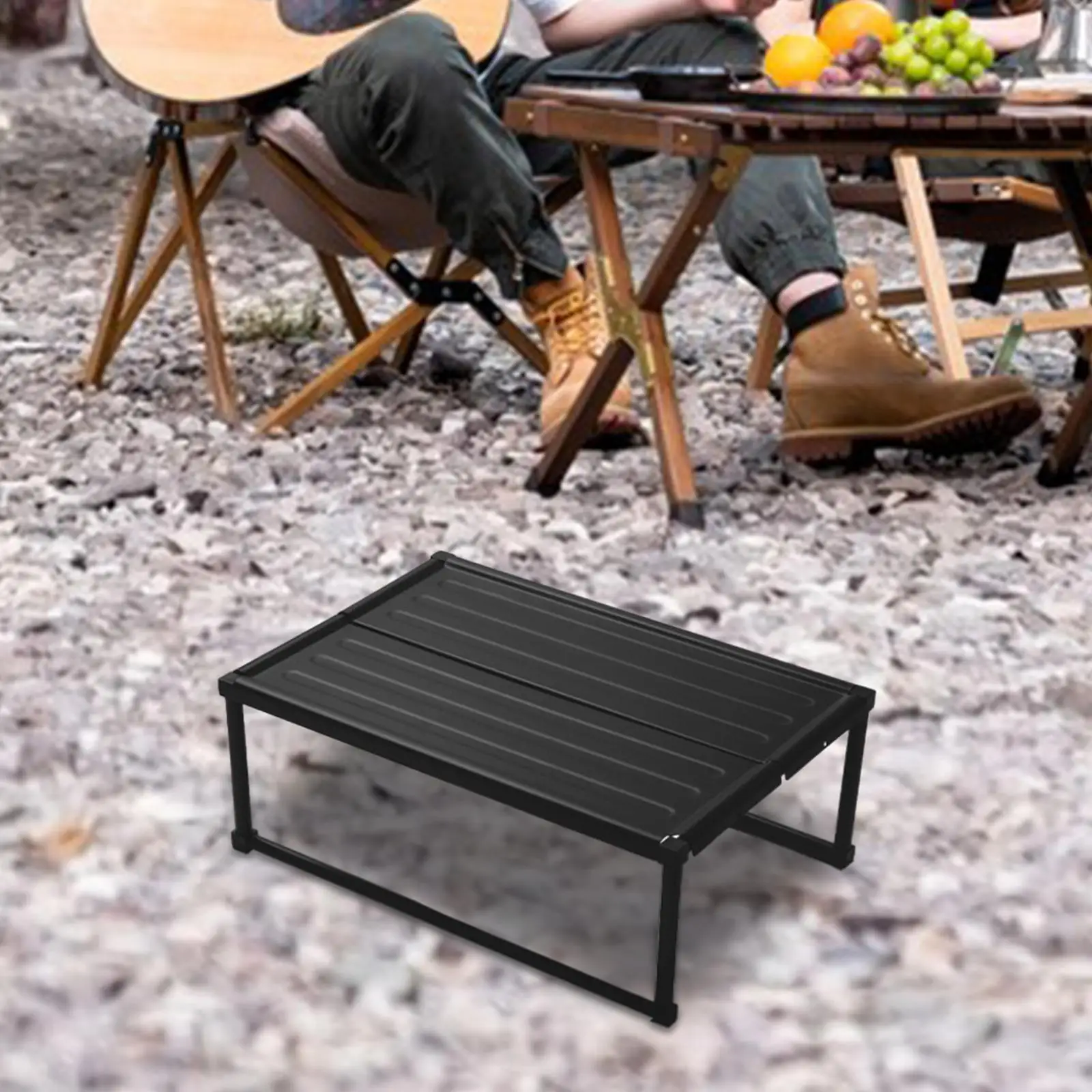 

Outdoor Folding Table Detachable Sturdy Camp Table for Outdoor Barbecue Yard