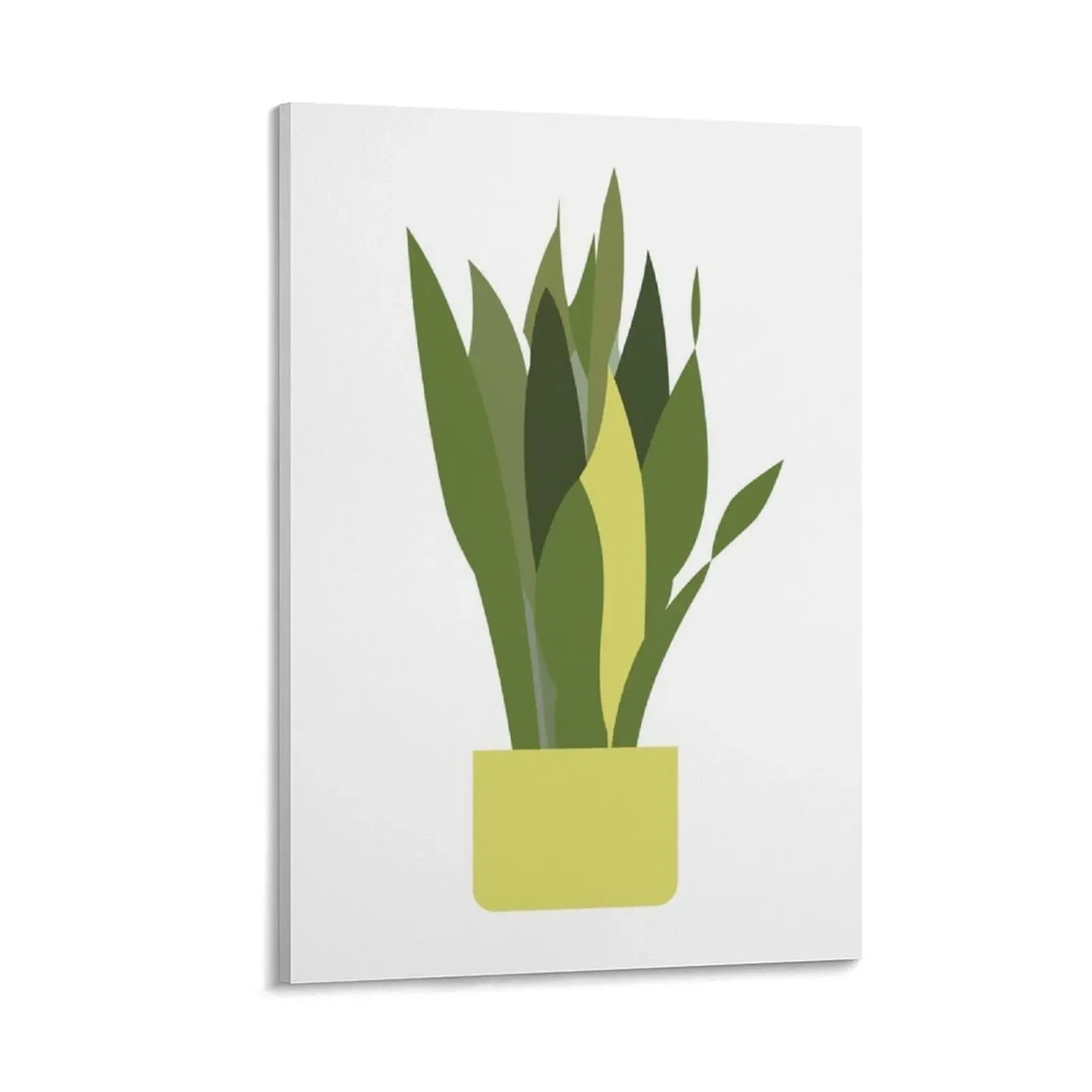 

Print Yellow Sansevieria Canvas Painting Decoration for bedroom poster anime