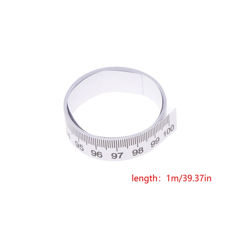 Self-Adhesive Measuring Tape Stainless Steel Workbench Ruler Adhesive Backed Tape Measure Metric Scale Rust-Proof Durable Ruler