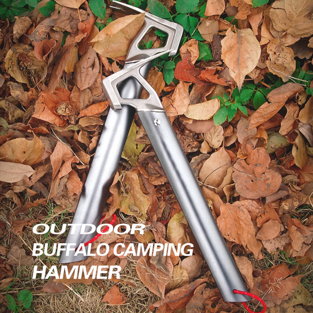 

Ding Hammer Lightweight Aluminum Alloy Outdoor Hammer For Camping Hiking Tent Nail Puller Multi Purpose Tool