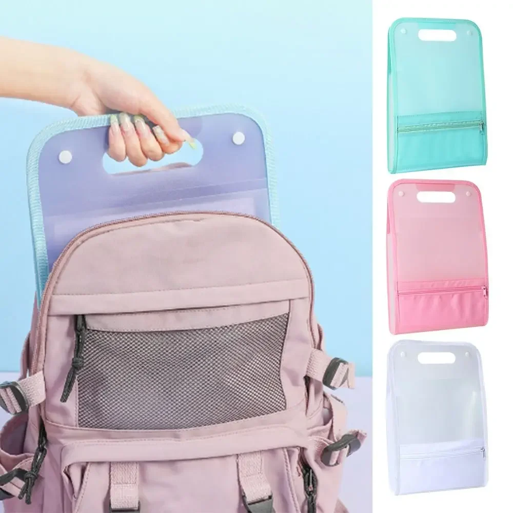 

Vertical Accordion Zipper Bag 13 Pockets Large Capacity A4 File Folder Waterproof Classified Storage Test Paper Storage Bag