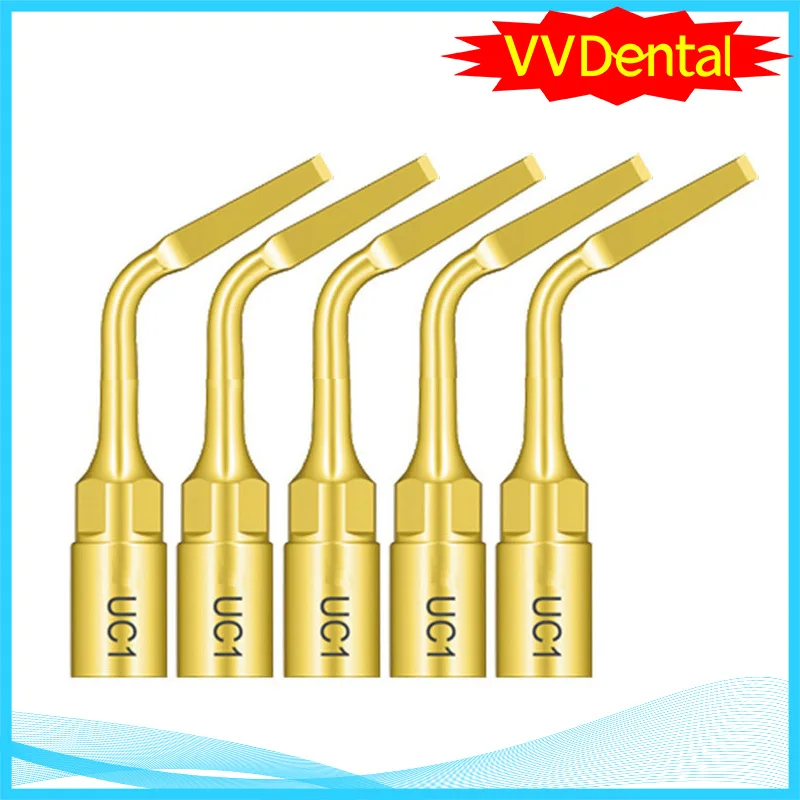 

5pcs UC1 Dental Piezo Surgery Tips Exelcymosis Tip Oral Dental Piezo Surgery Tip for Mectron Woodpecker