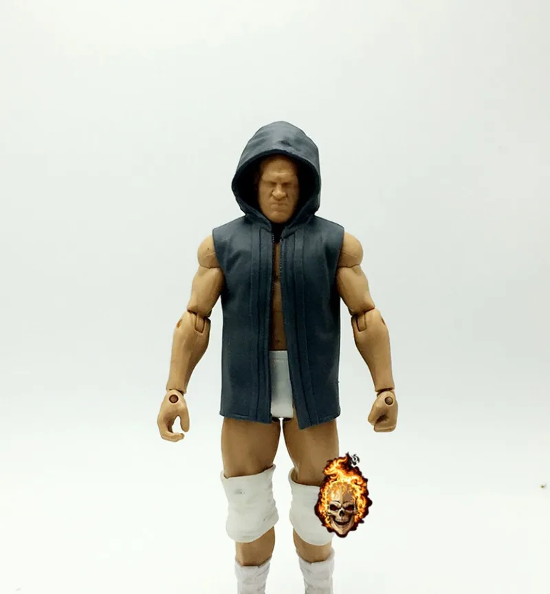 정품 레슬러 의류 인형 액세서리 코트 로브 망토 조끼 액션 피규어 컬렉션 관절 액세서리 가동형 인형 장난감 5