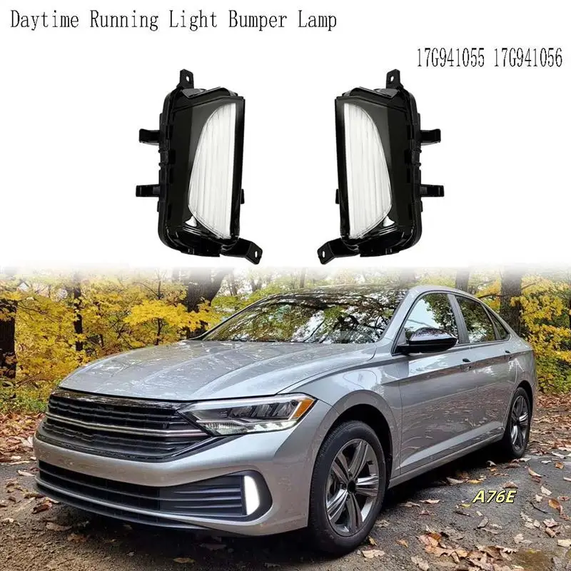 

Автомобильные фары дневного света, бампер, лампа для VW Jetta MK7 2023 + 17G941055 17G941056