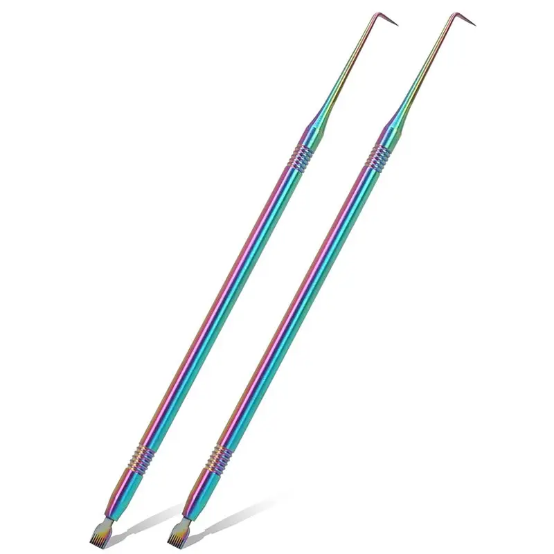 Dual-End Lash Lift Perm Tool, 2PCS Stainless Steel Eyelash Tint Rods Kit With Lash Comb And Separator
