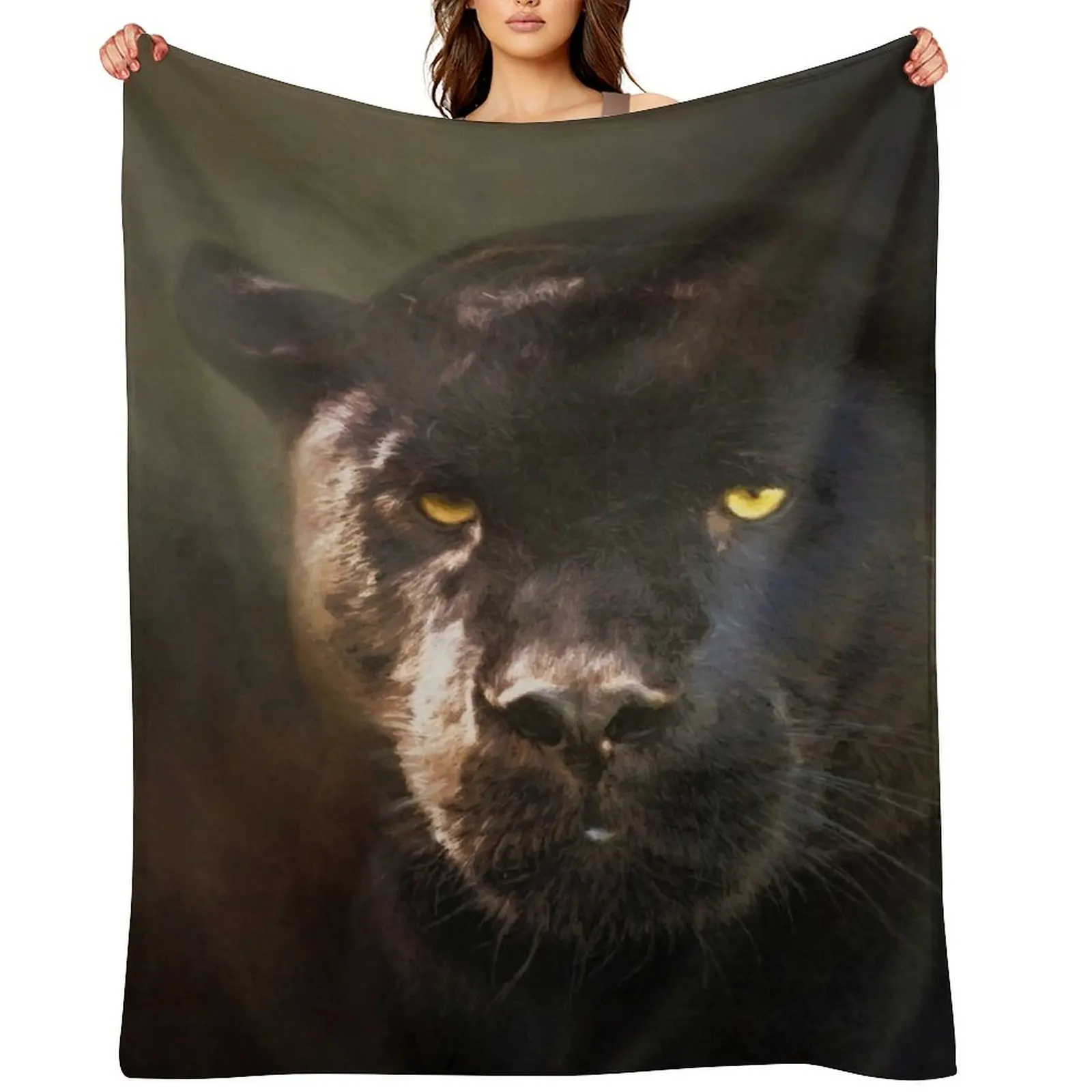 

Black Panther Throw Blanket Sofa Custom Summer Beddings Polar Blankets