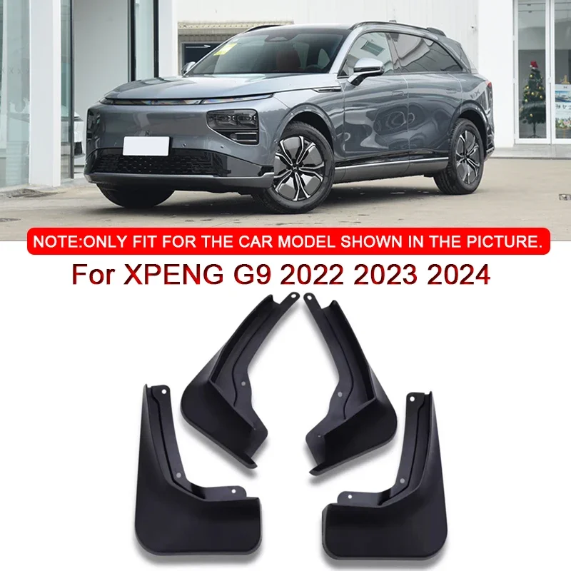

Fit For XPENG G9 2022 2023 2024 Car Styling ABS Car Mud Flaps Splash Guard Mudguards MudFlaps Front Rear Fender Auto Accessories