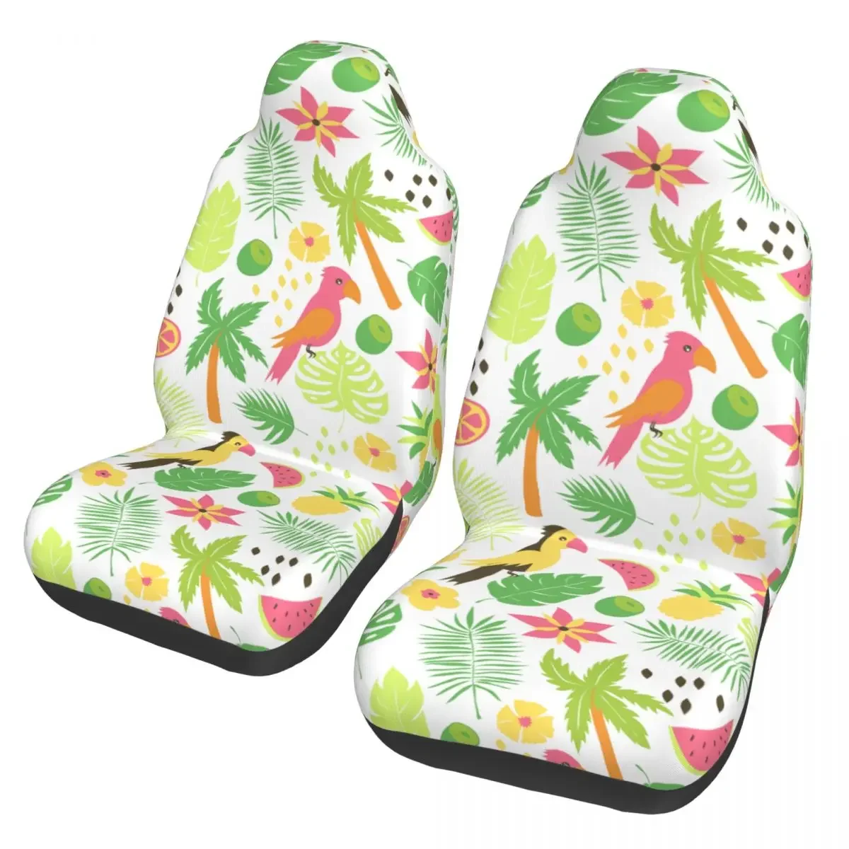 

Summer Tropical Birds Universal Car Seat Cover For Most Cars Women Car Seat Protector Fabric Seat Protector