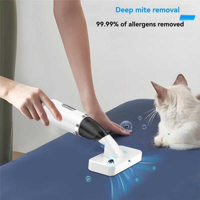 B59B-Car Vacuum Cleaner, Large Suction Household Wireless Handheld High-Power Blowing And Suction Desktop Dust Collector