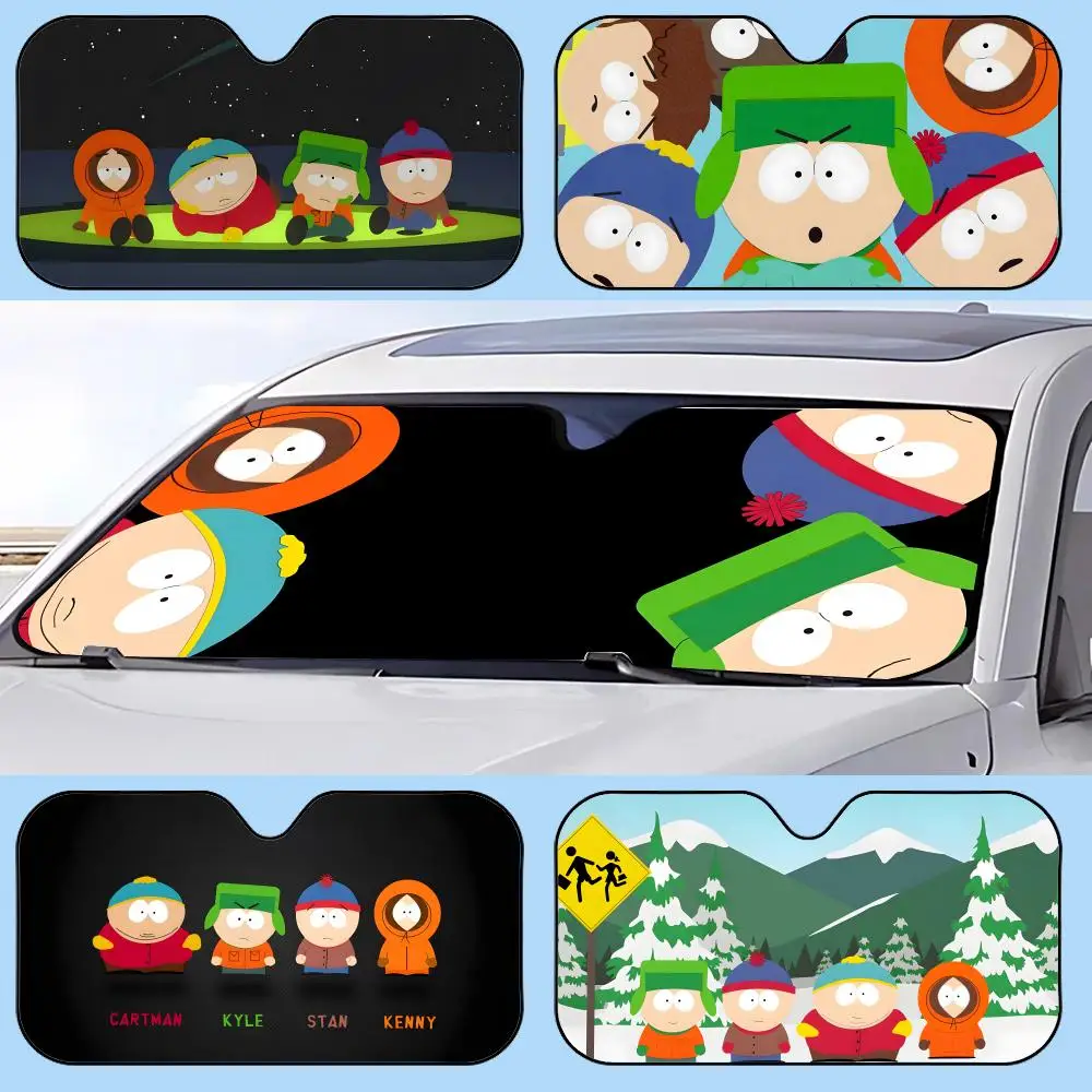 

South Park Sun Visor Retractable Car Sun Visor Anti-Glare UV Protection Front Window Sunshade