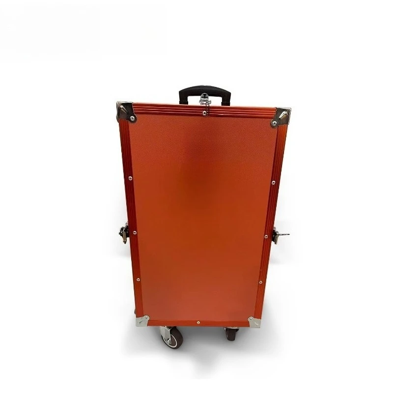 Unit tool box instrument box Storage tool aluminum alloy four-wheel trolley case