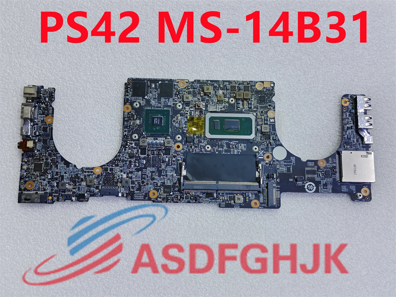 

For MSI PS42 Modern 8RO 8RA MS-14B3 MS-14B31 Laptop motherboard i7-8565U SREJP CPU N17S-G2-A1 GPU DDR4