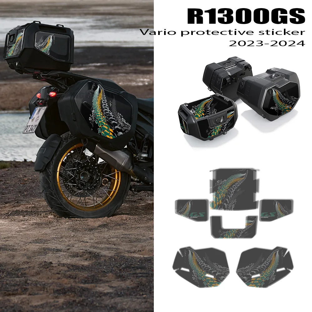 R1300GS Suitcase Stickers for BMW R 1300 GS 2023-2024 Option 719 Triple Black Trophy Motorcycle Suitcase Stickers Protective