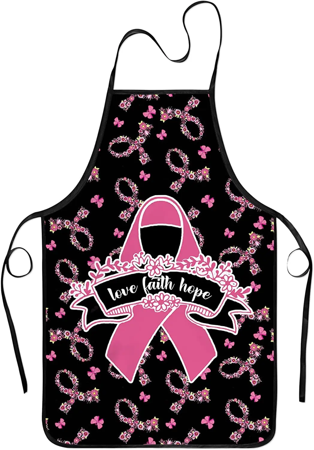 

Breast Cancer Apron Kitchen Cooking Aprons for Women Gift for Chemo Patients Friends Colleagues