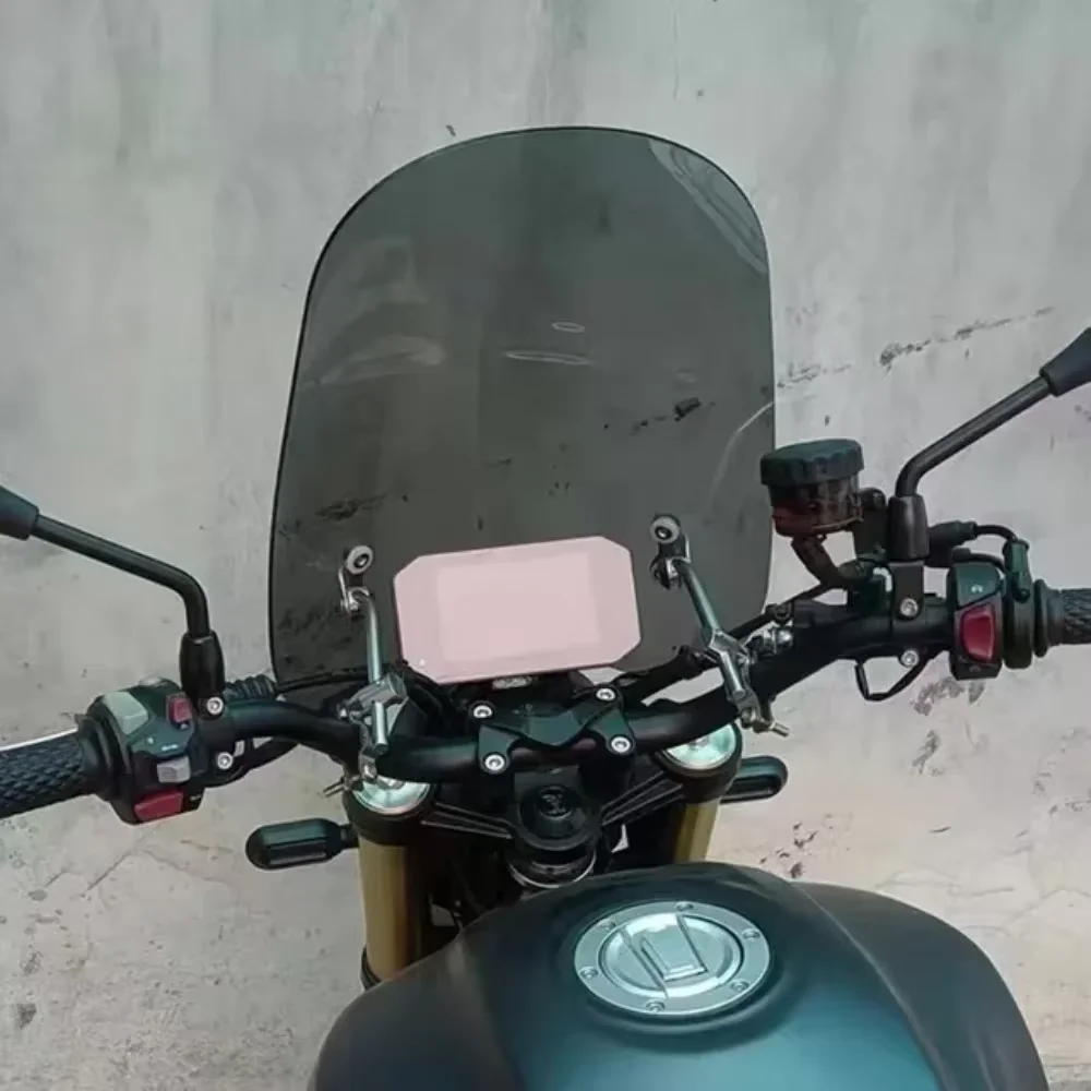 للزجاج الأمامي VOGE 500AC زجاج الصدر الزجاجي المرتفع مناسب لـ VOGE 500 AC AC500