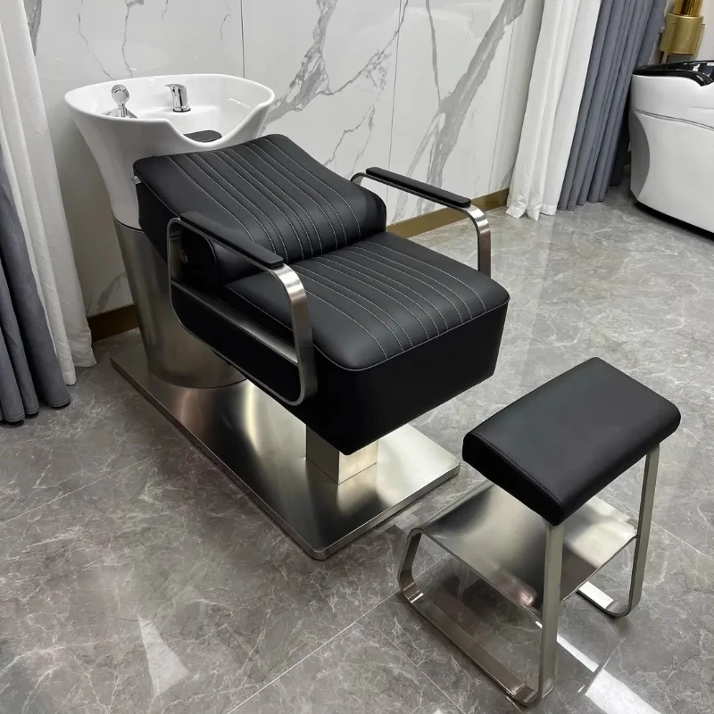 

Haircutting Lounge Shampoo Chairs Hairdressing Shower Simplicity Stool Shampoo Chairs Luxury Sink Salon Furniture Sillas Lsxtc