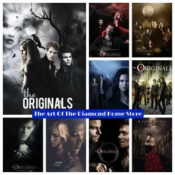 Dark Vampire Tv Show The Originals 5D AB Diamond Painting Art Klaus Mikaelson Mosaic Photo Cross Stitch Handwork Gift Home Decor