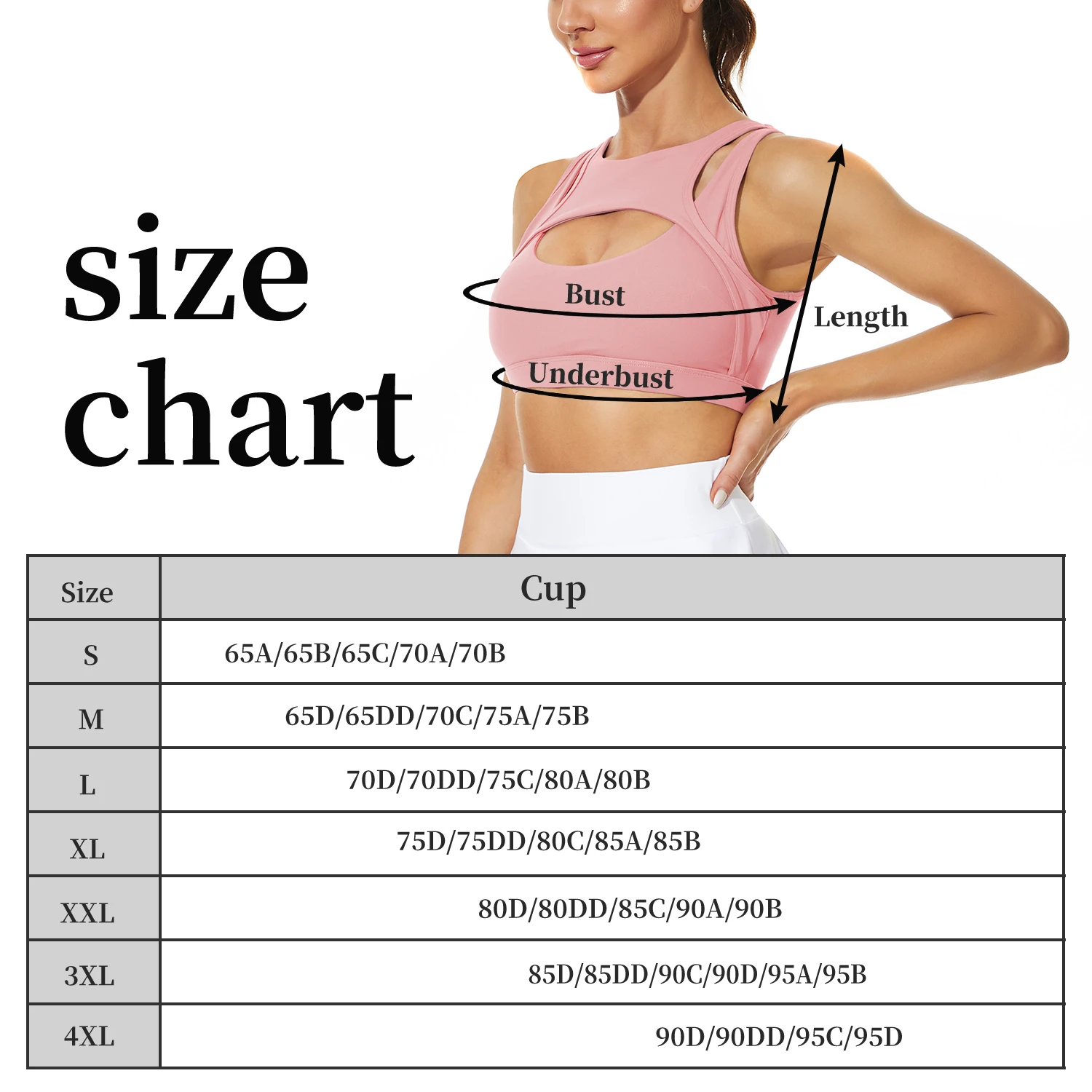 Push up Sports Bra for Women Sexy Hollow Crop Tops with Removable Cups Workout Fitness Yoga Bra Medium Support