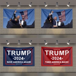 3x5 Ft T-Trumps-Pes Flag Still Fighting Polyester Printed Make America Great Again Trump Flags for Room Garage Decor