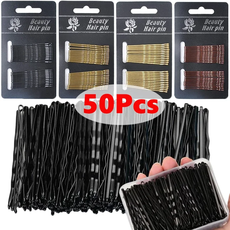 Hair Clip Ladies Hairpins Girls Hairpin Curly Wavy Grips Hairstyle Hairpins Women Bobby Pins Styling Hair Accessories