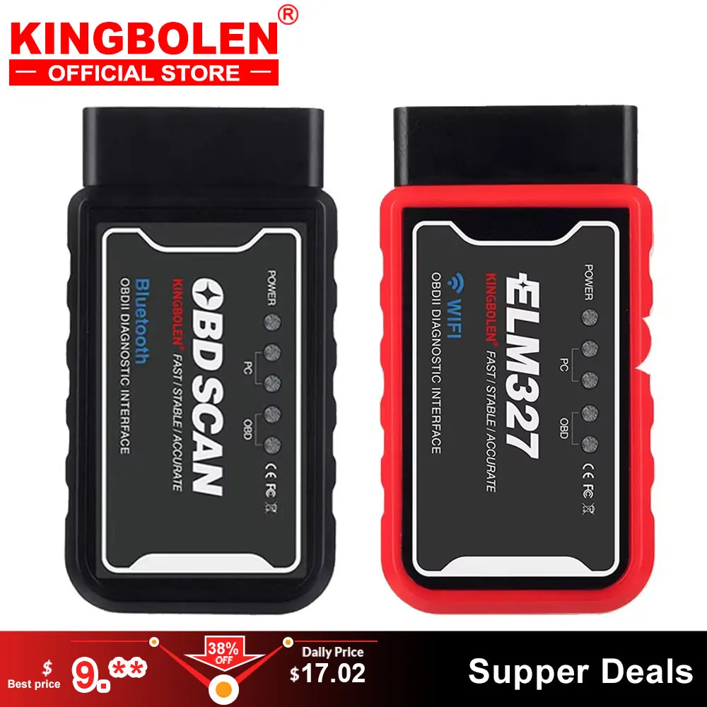 ELM327 V1.5 Car Code Reader BT WiFi ELM 327 PIC18F25K80 Chip OBDII