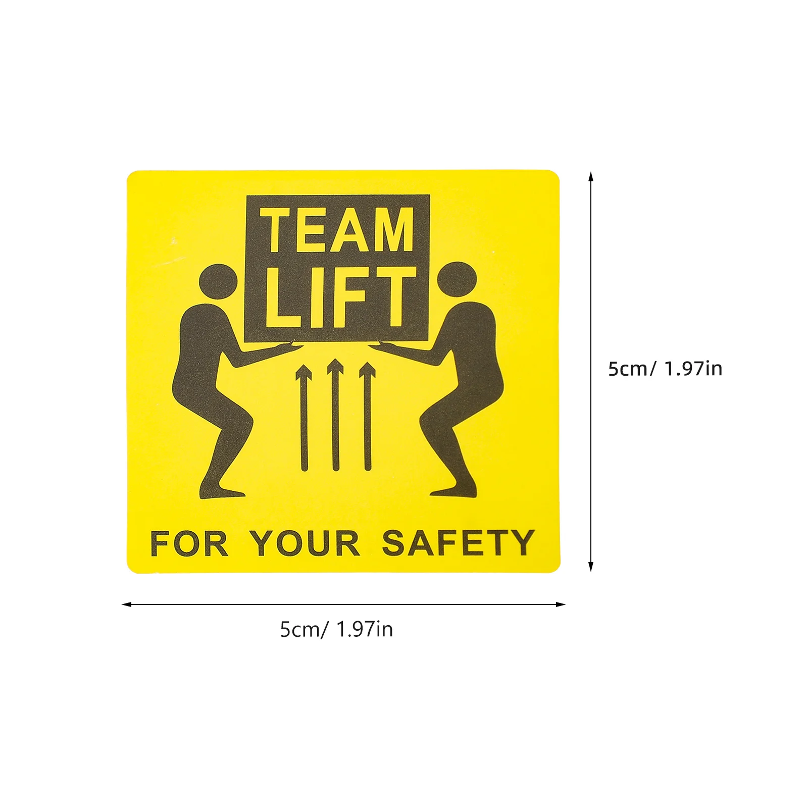 1pcs Heavy Duty Warning Labels Team Lift For Shipping Moving Boxes Logistics Warehouse Use Heavy Stickers For Moving Boxes