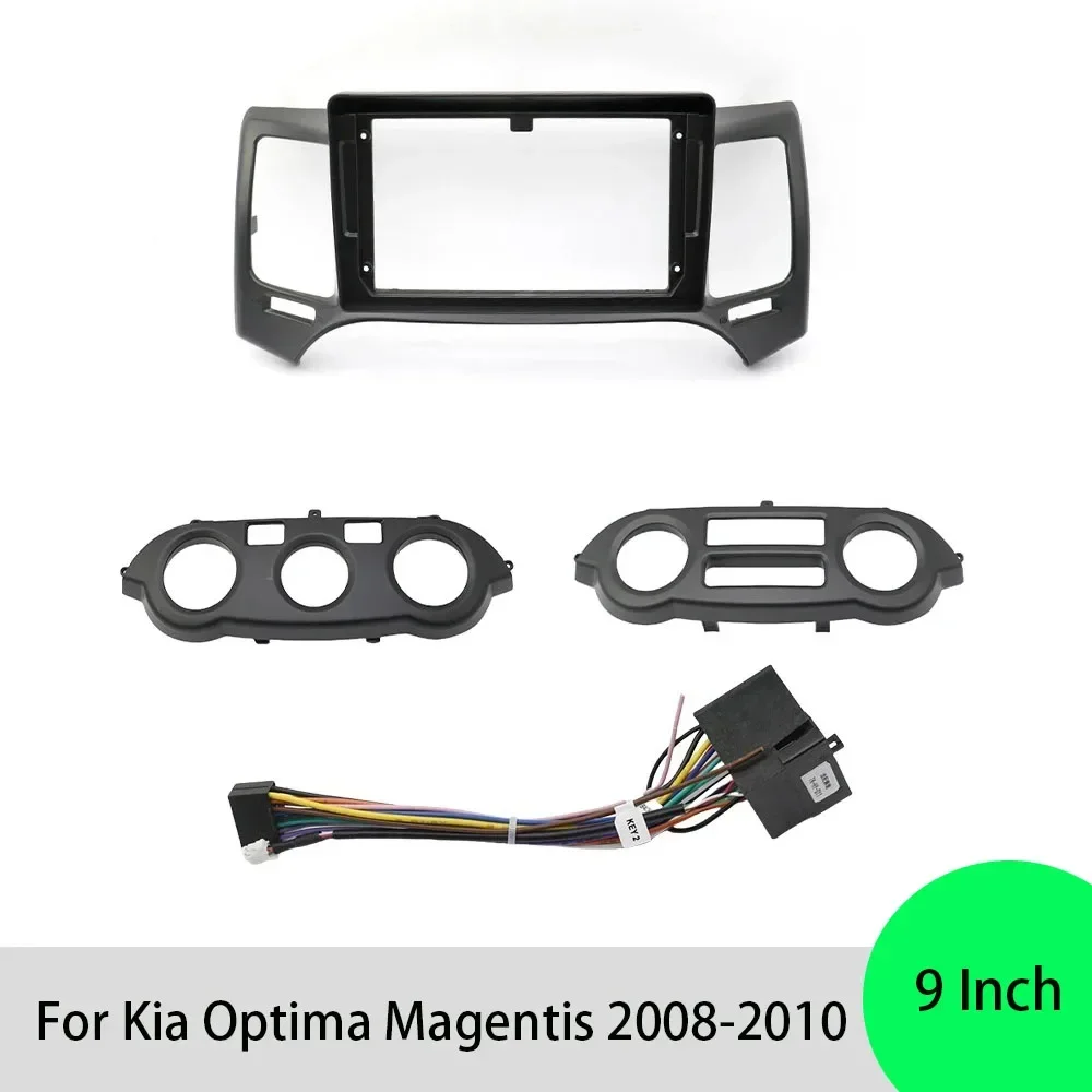 

For Kia Optima Magentis 2008-2010 9 Inch Android GPS Stereo Player 2DIN Head Unit Car Radio Fascias Dash Frame Panel