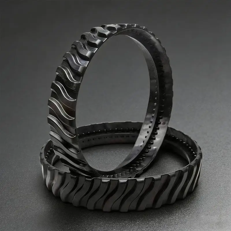  2lots Durability Rubber Belt High Performances Replacement Track Wear Resistance For Swimming Pool Robot Cleaners