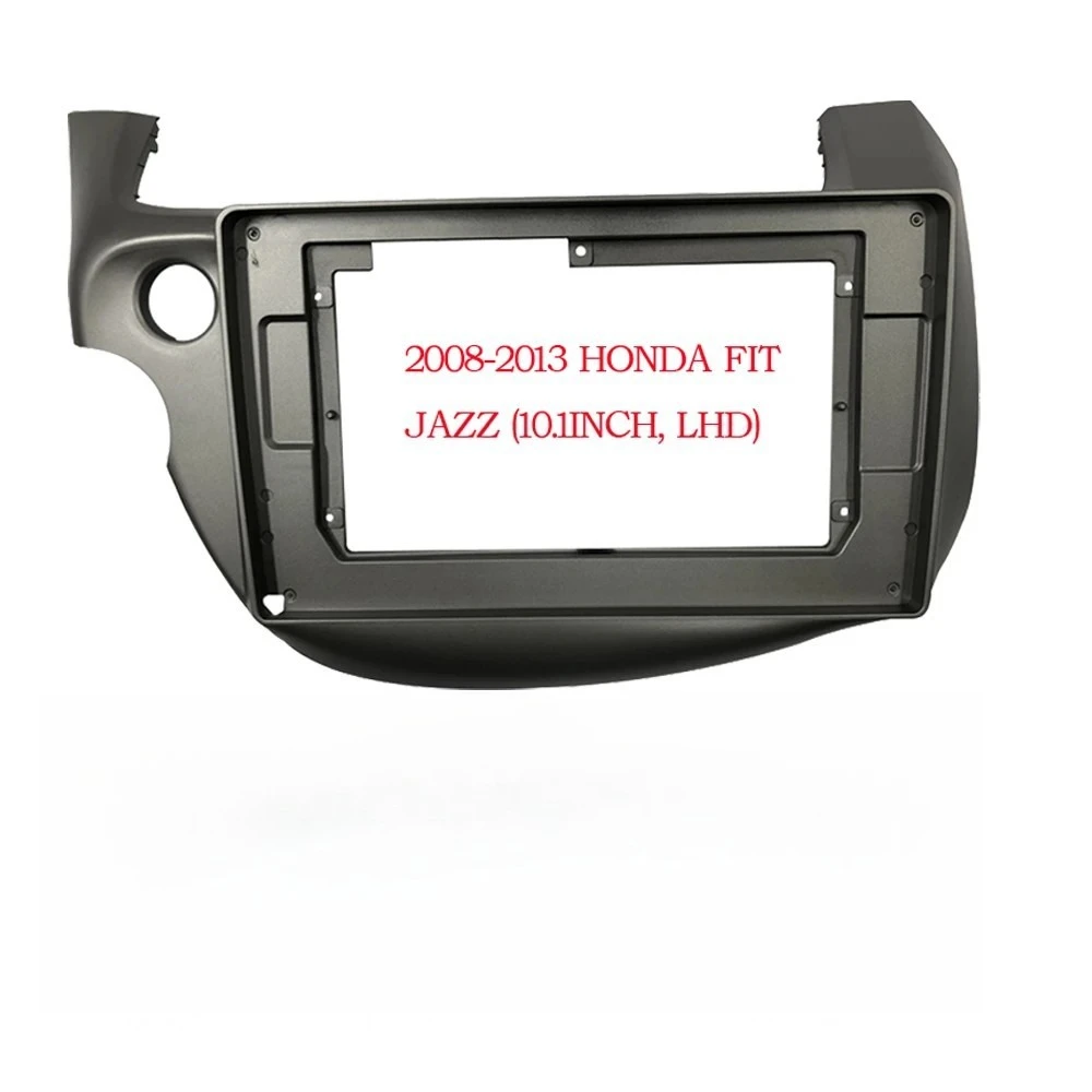 

For 2008-2013 HONDA FIT JAZZ 10.1inch LHD Stereo Panel Durable Car Accessory Frame Fascia Adapter Radio Audio Dash Fit Panel Kit
