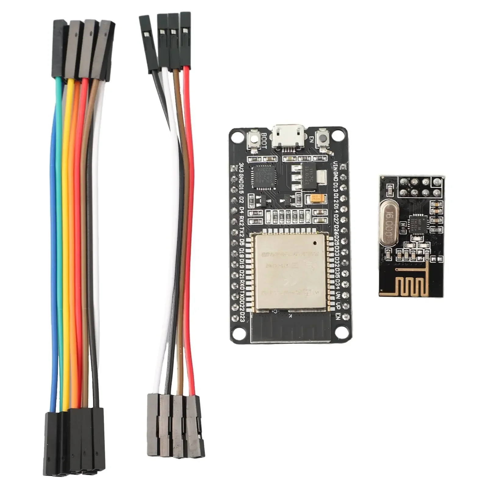 ESP32 + NRF24L01 + كابل DTU لمجموعة Hoymiles DIY مراقبة جهد مكونات عالية الأداء توافق واسع