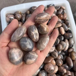 Natural black moonstone Bulk Tumbled Stones Gravel Specimen Reiki Healing Crystals Gemstone Aquarium Home Decoration