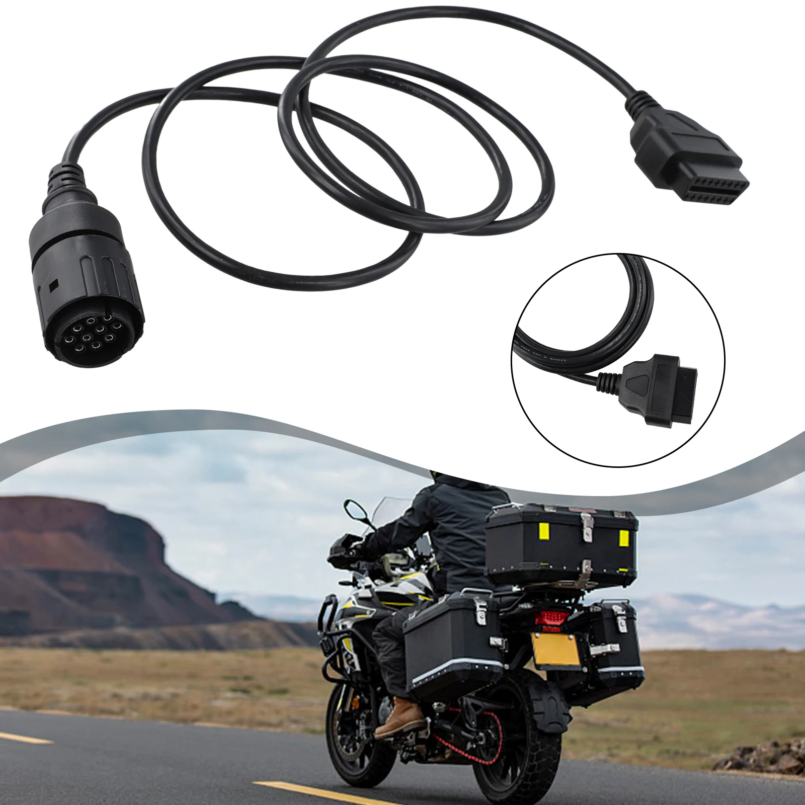 

Automotive Grade Cable Diagnostic Adapter Cable Automotive Service 1.5M Automotive Tool Non-deformation Design