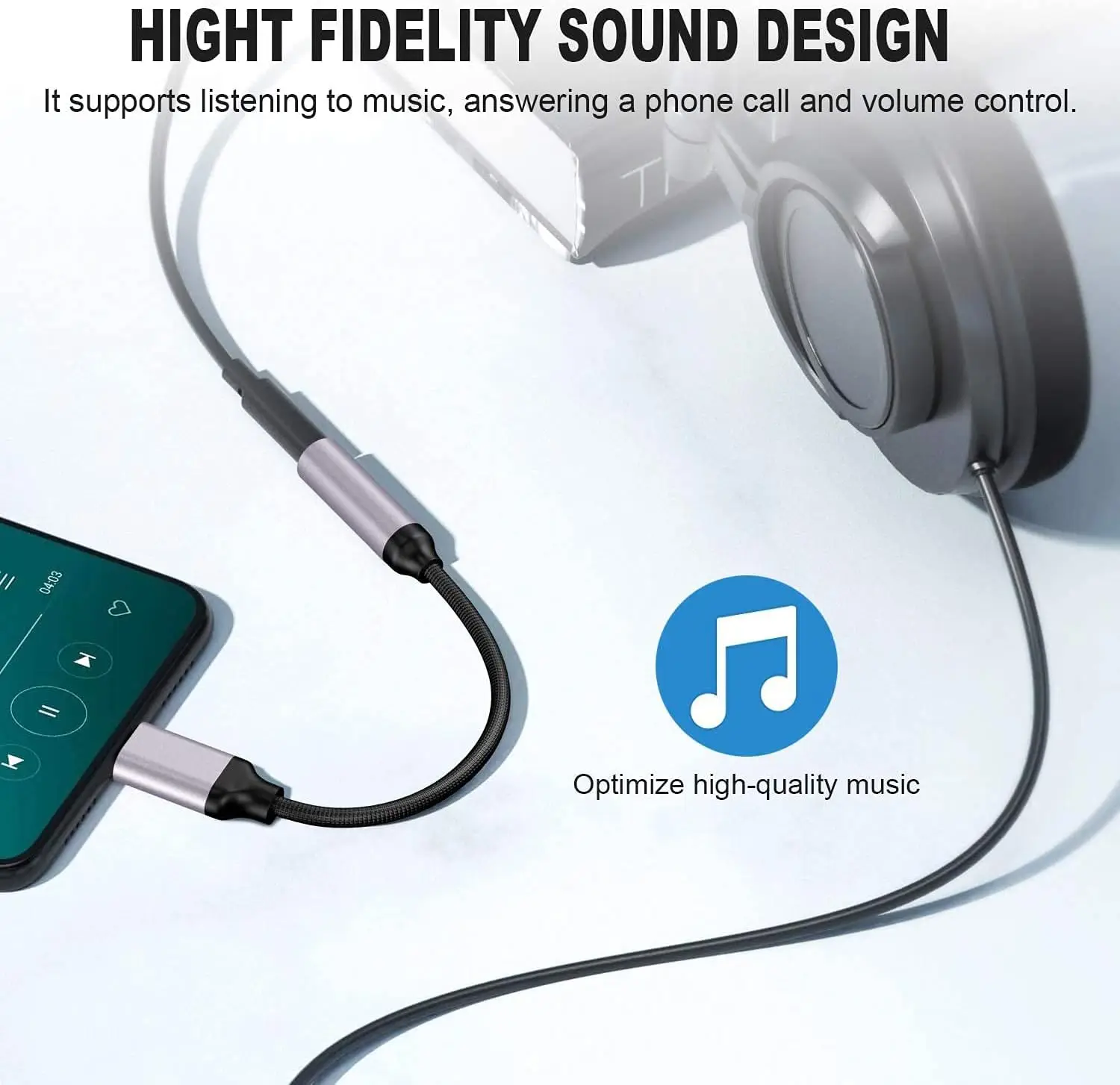 USB Type C ถึง3.5mm AUX Adapter Type-C 3.5สายสัญญาณเสียงตัวแปลงสายหูฟังสำหรับ Samsung Galaxy S22 S21 Huawei P50