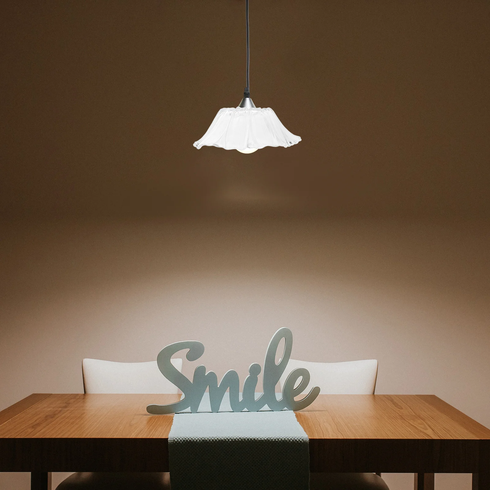 

Clear Vintage Glass Lamp Shade for E27 Table Floor Lamp Chandelier Elegant Pendant Light Cover Easy to Install