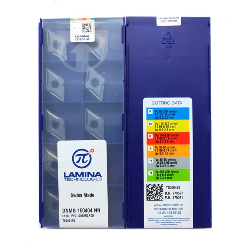 

DNMG150404NN,DNMG150408NN,DNMG150604NN,DNMG150608NN LT10 Carbide Insert DNMG Inserts