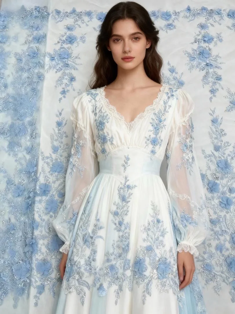 

African 3D Flowers Sequins 2025 Latest Hot On Sale African French Party Bead Fabric Tulle Nigerian Lace Fabric For Wedding Dress