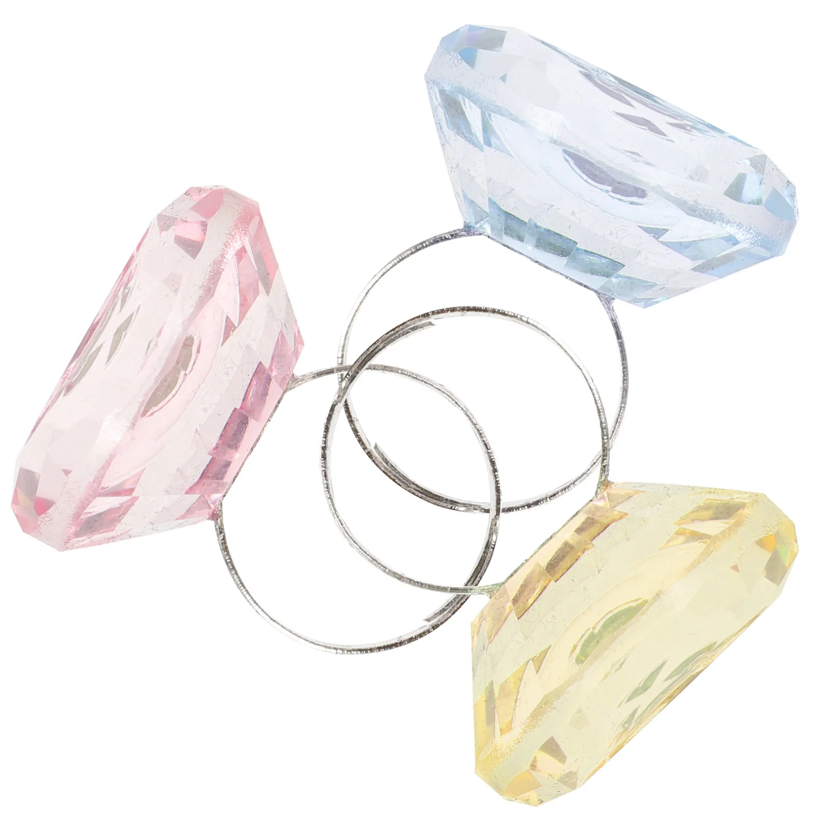 3 قطعة كأس الغراء رمش قسط قابلة لإعادة الاستخدام المحمولة ل رمش تمديد الصباغ حامل الإبداعية حلقة شكل تصميم كاذبة لاش الغراء #6