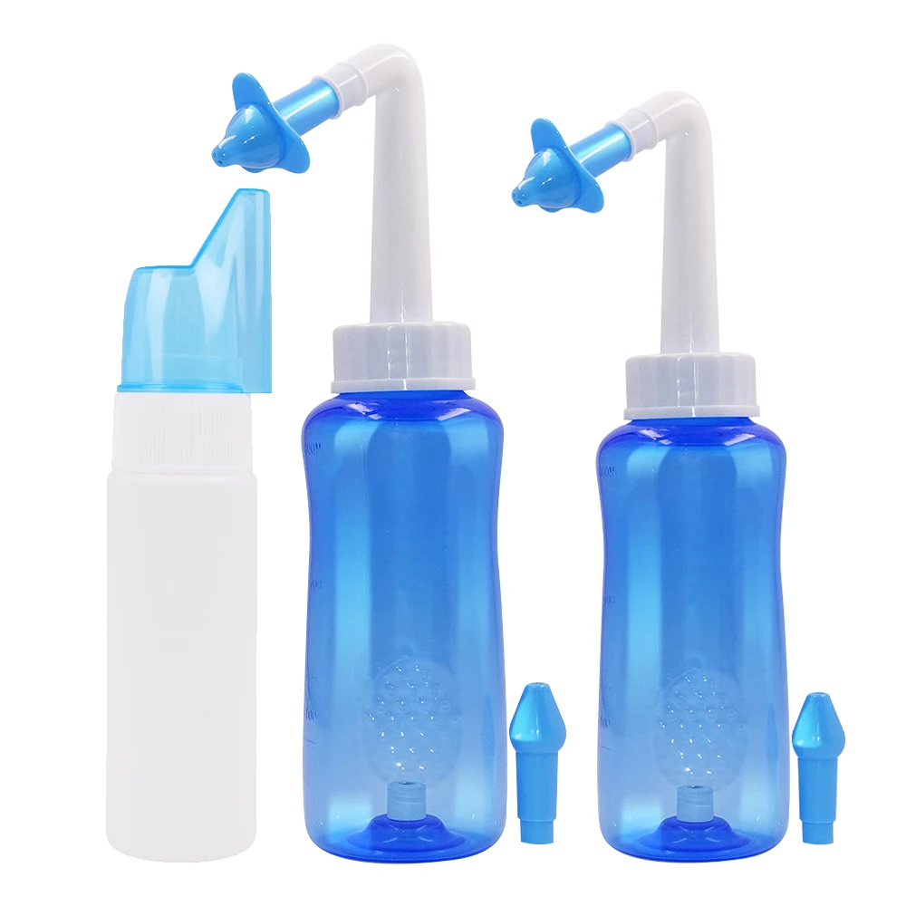 Nose Cleaner Neti Pot Nasal Wash Bottle Sprayer Nosal Sinus Rinse 500/300/70ML Nose Protector Avoid Allergic Rhinitis Treatment