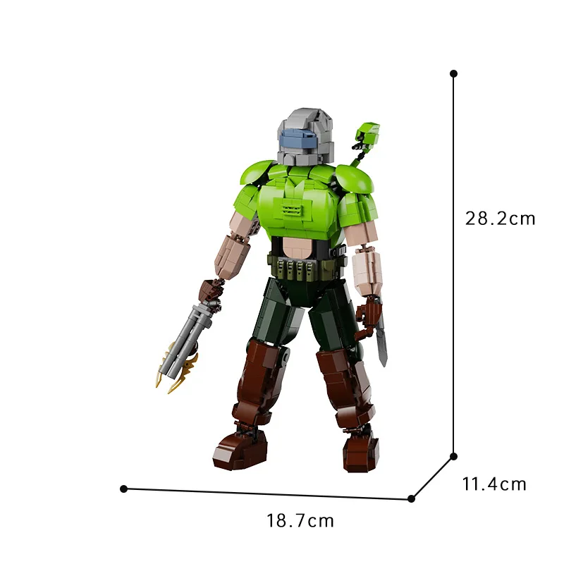 MOC لعبة الرماية الكلاسيكية أنيمي الفصل تدمير المحارب Mehca روبوت بنة مجموعة الموت الأبدية الشكل القاتل الميكانيكية لعبة مجسمة #5