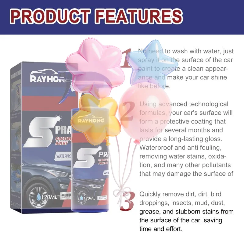 

Керамическое покрытие-спрей для автомобиля 3-в-1: быстродействующий восстановитель пластика и защита для детализированной очистки автомобиля