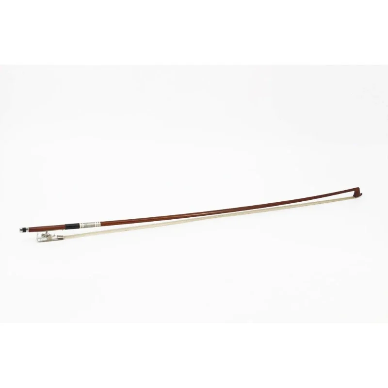 

Carved crystal, green wood violin bow