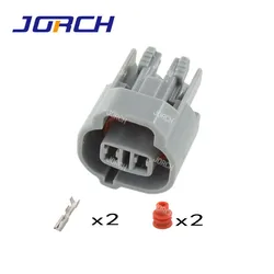 10sets Sumitomo 2pin auto female Wire connector waterproof fuel Injector plug grey color 6189-0031