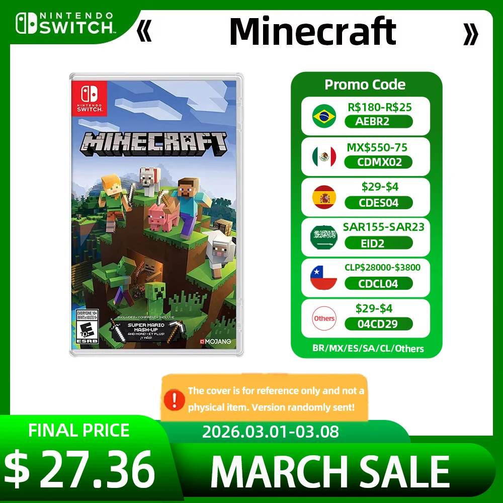 Minecraft -100% Original Nintendo Switch Deals - Adventure