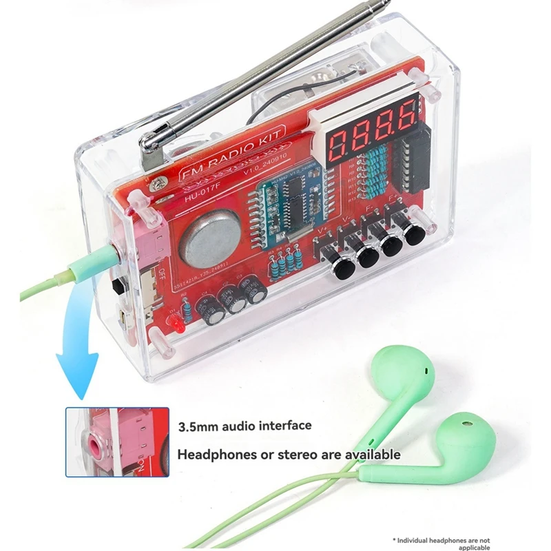 

Электронный комплект FM-радио «сделай сам», 87-108 МГц, FM-радио, практика сварки своими руками