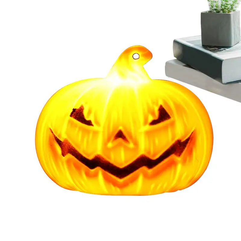 LED Pumpkin Lights Halloween Party Favors For Kids Halloween Jack-O-Lantern LED Lights Light Up Small Jack O Lantern Orange Jack