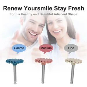 Dental -Gummi -Politur 6 Größen, Verbundharzpolierscheibe, 14 mm Rad, 3 Farben, Spiralflexible Pinsel, zahnärztliches Laborwerkzeug 10 Hauptharzpolierdisco - №2