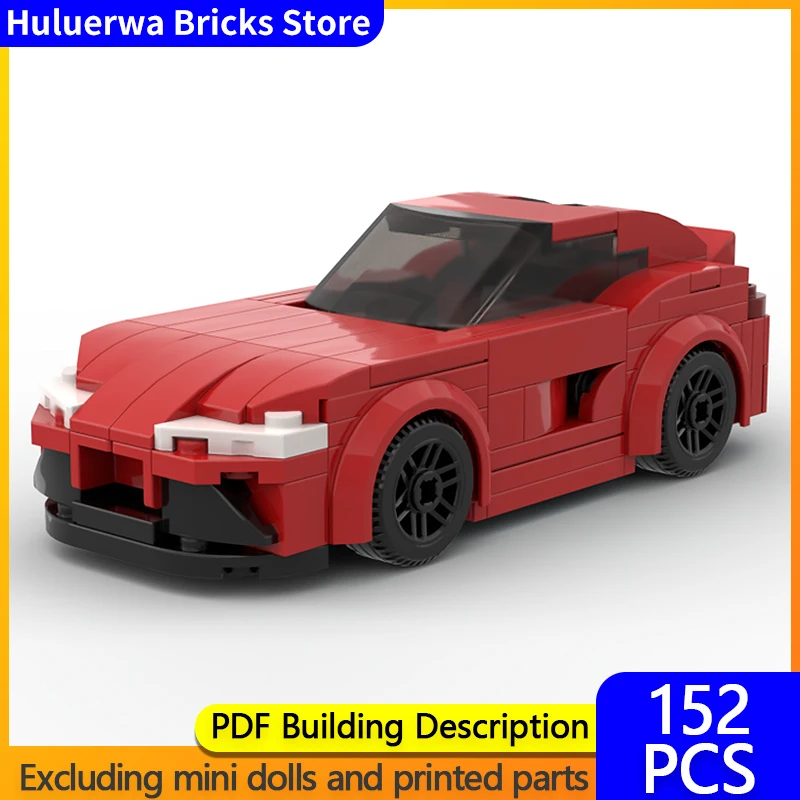 

Модель скоростного гоночного автомобиля MOC, строительные кирпичи GR Supra, двухдверный спортивный автомобиль, модульная технология, детские праздничные подарки, сборные игрушки