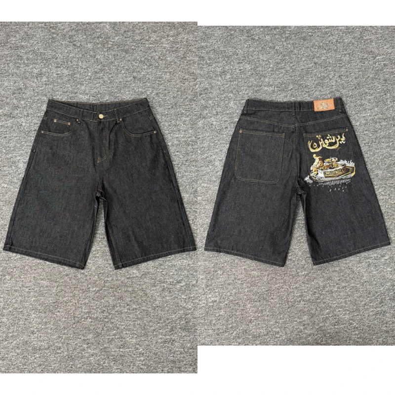 Celana Pendek Denim Pria DERSC - Men'S Fashion With Baggy Jeans ulasan dan harga