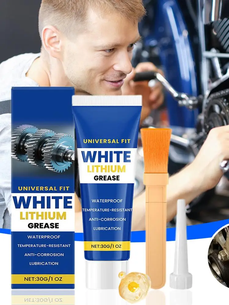 White Grease Lithium High-Temperature Resistance Vehicle Lube Auto Gear Lubricating Cream Automotive Lithium-based Grease